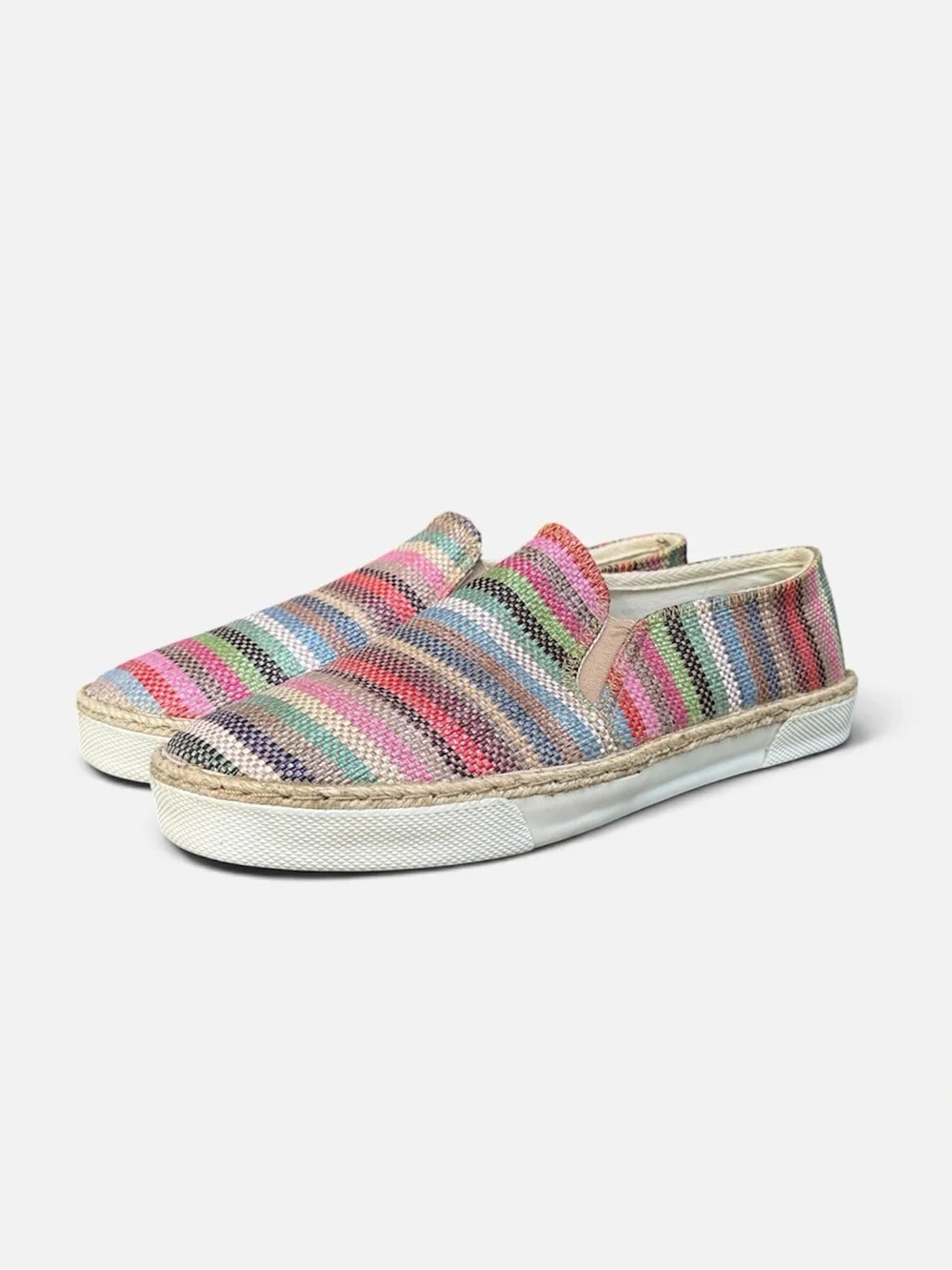 Jack Rogers Tucker Multi Striped Slip-on Sneaker Size 9